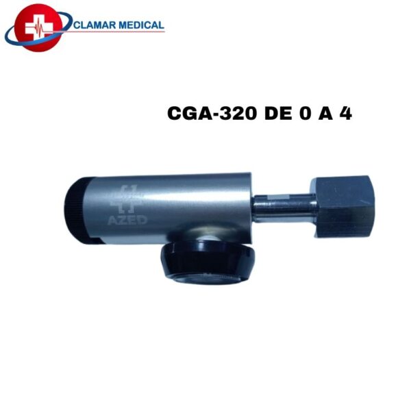 REGULADOR DE CO2 AZED 0-4 CGA-320 - Imagen 2