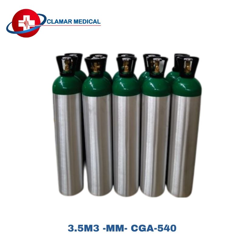 BALÓN DE OXÍGENO DE 3.5M3 CATALUX MM- CGA-540 - Imagen 2