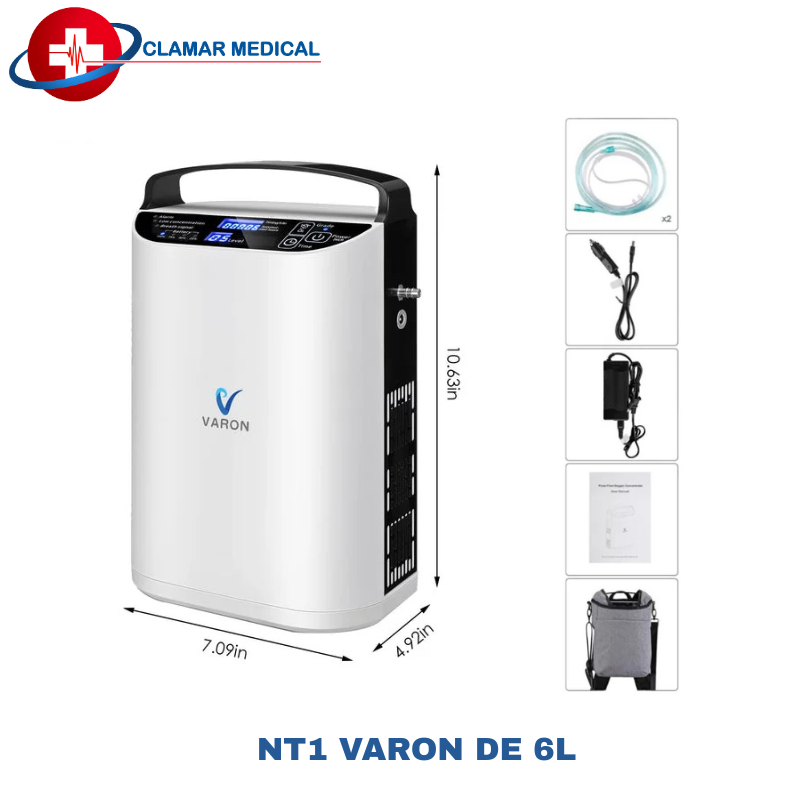 CONCENTRADOR DE OXIGENO PORTATIL NT1 VARON DE 6L - Imagen 2