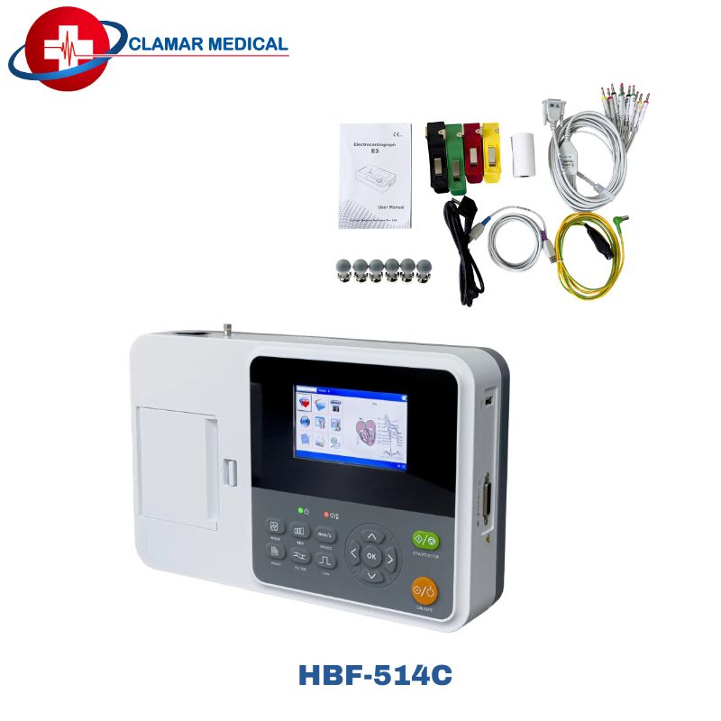 ELECTROCARDIOGRAFO DE 3 CANALES CONTEC E3 - Imagen 2