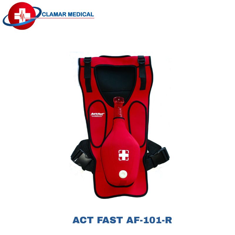 CHALECO DE ENTRENAMIENTO EN CASO DE ASFIXIA ROJO ACT FAST AF-101-R - Imagen 2